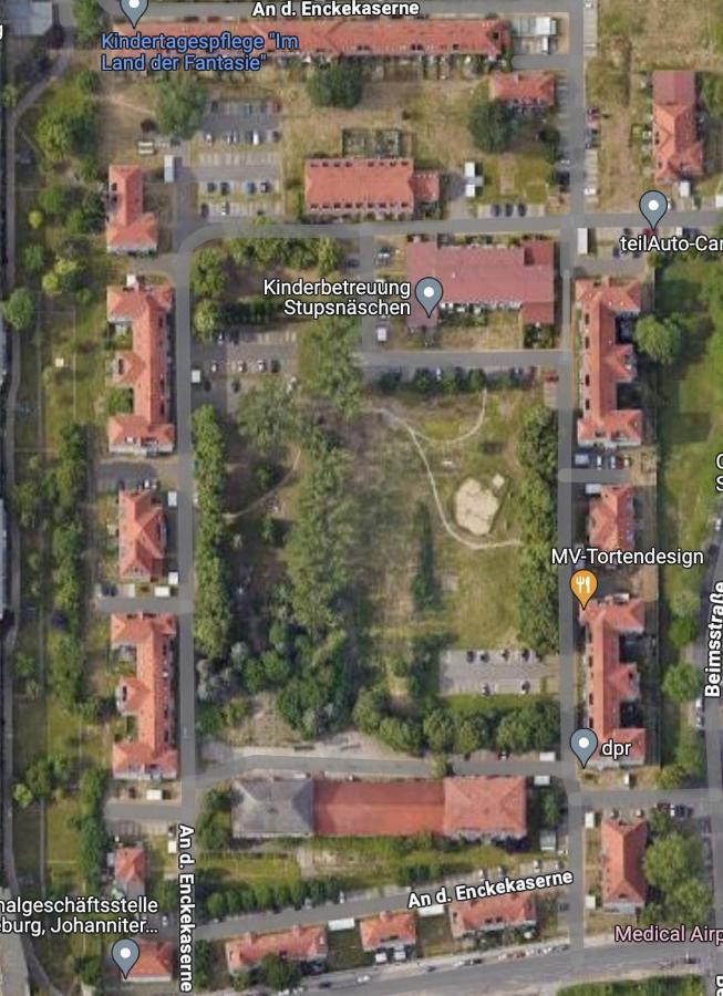 מגדבורג Ruhig - Privatparkplatz - Barrierearm Quiet - Private Car Park - Low Barrier מראה חיצוני תמונה